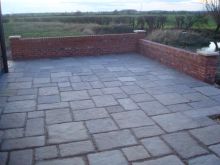 Paving and Wall